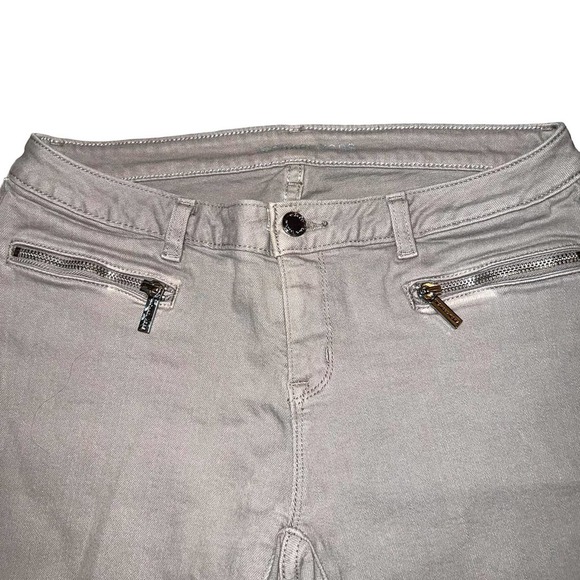 MICHAEL Michael Kors GREY Jeans with Zip Pocket Detail - Size 2 - Picture 4 of 12